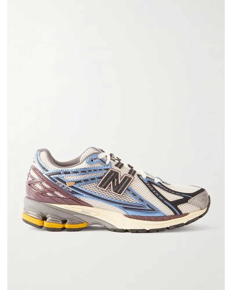 New Balance M1906 Sneakers aus Mesh und Metallic-Kunstleder mit Gummibesatz Blau