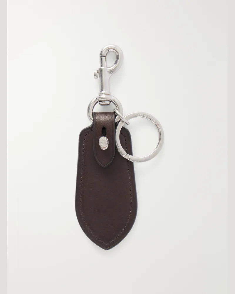 Dunhill Century Bridle Leather Keyring Brown
