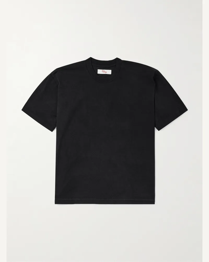 Cherry Los Angeles T-Shirt aus Baumwoll-Jersey mit Logoprint Schwarz