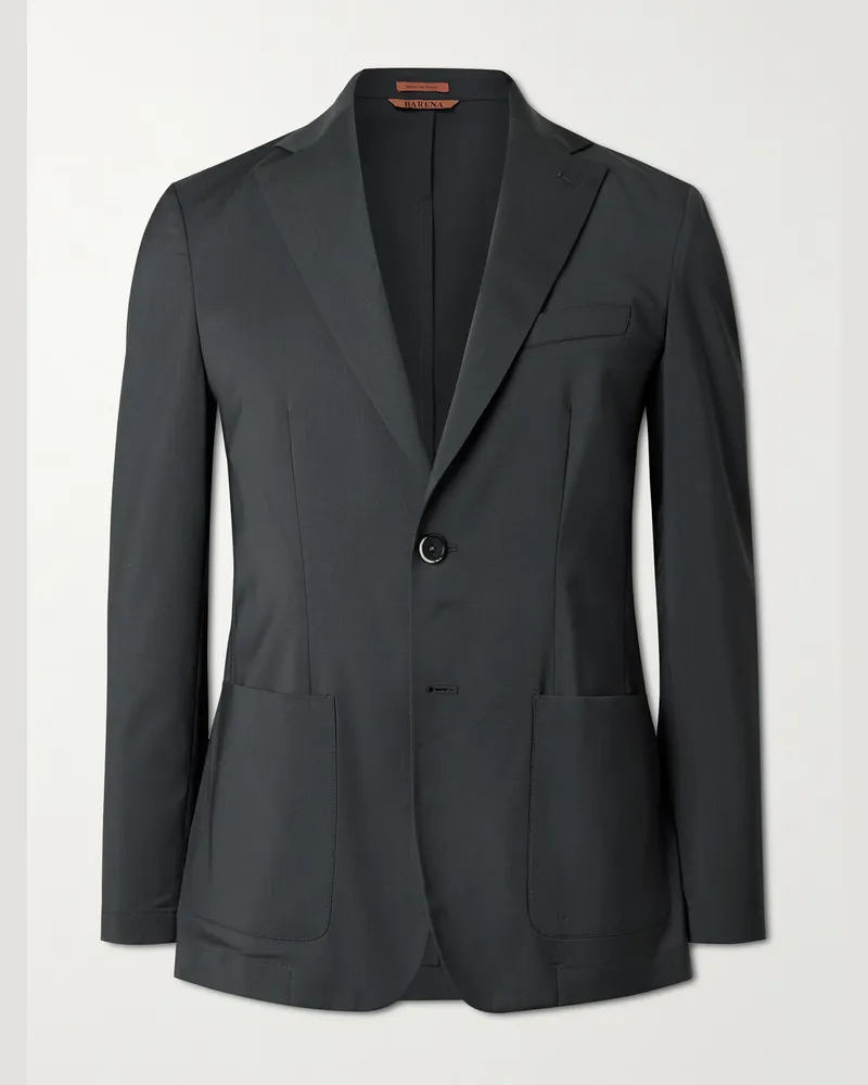 BARENA Borgo Virgin Wool-Blend Suit Jacket Gray