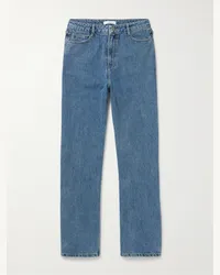 AMOMENTO Gerade geschnittene Jeans Blau