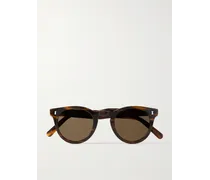 Cubitts Herbrand Sonnenbrille mit rundem Rahmen aus Azetat