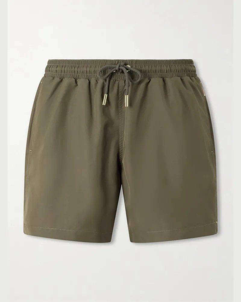 Orlebar Brown Boxer III Straight-Leg Mid-Length Swim Shorts Green