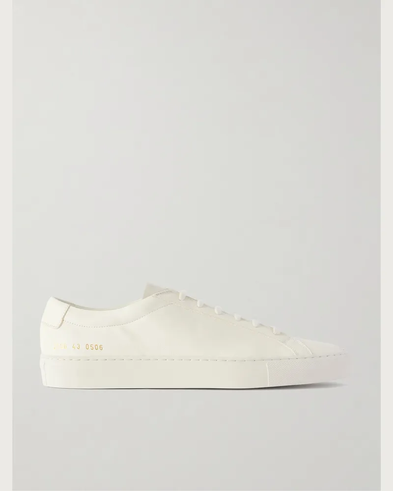 Common Projects Achilles Premium Sneakers aus Leder Weiß
