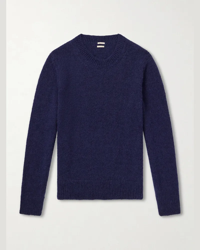 Massimo Alba Bruce Alpaca-Blend Sweatshirt Blue