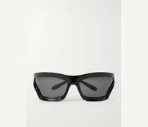 Paula's Ibiza Sporty Mask Oversized-Sonnenbrille mit durchgehendem D-Rahmen aus Azetat