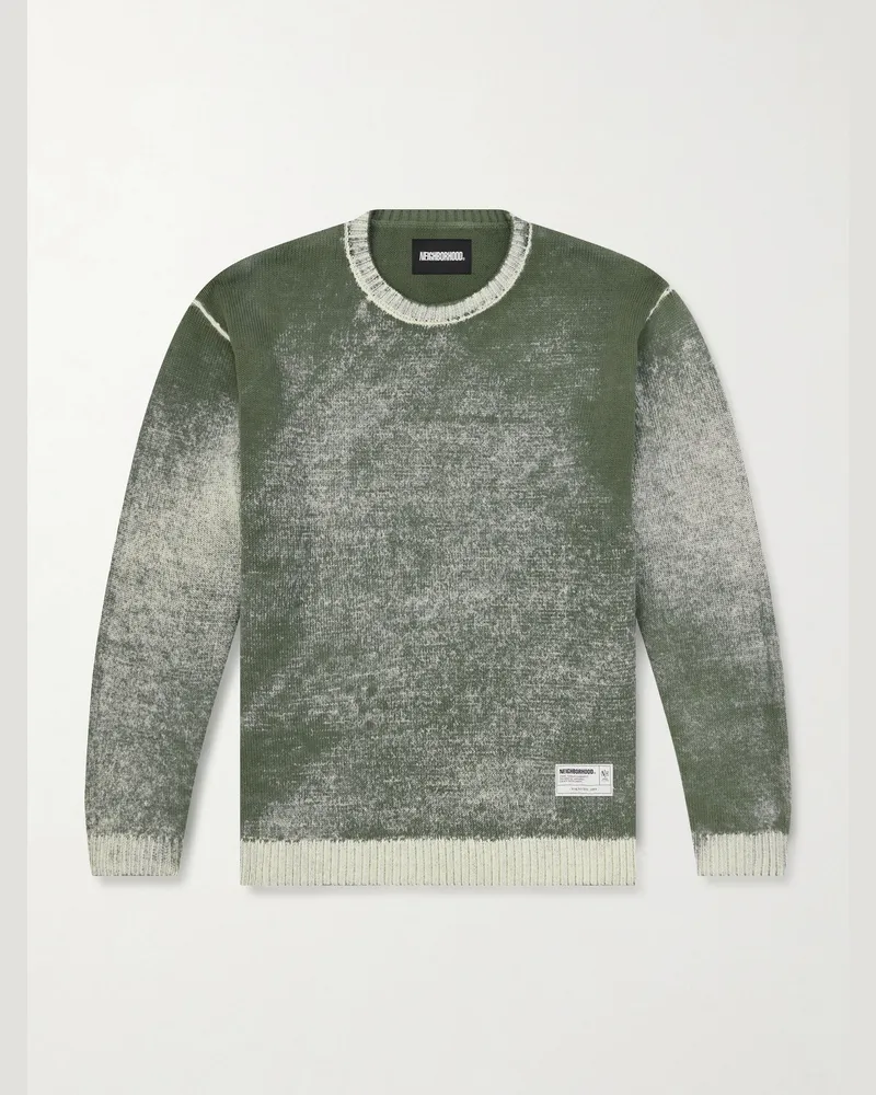 Neighborhood Cotton Sweater Green
