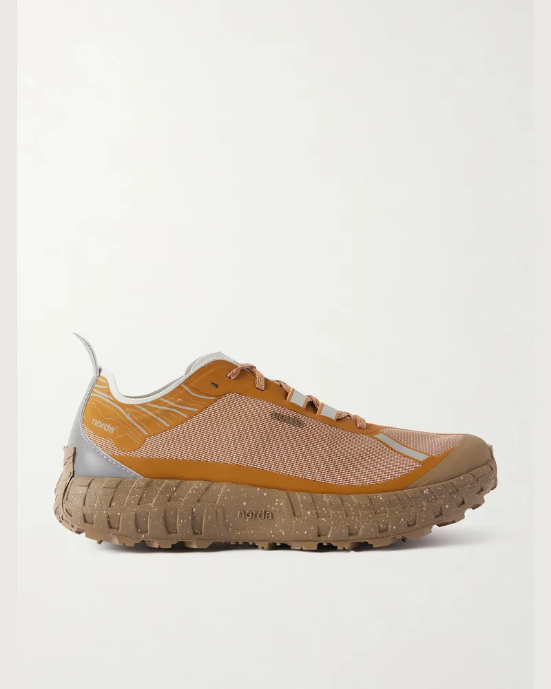 Norda 001A Laufschuhe aus Dyneema® mit Gummibesatz Braun