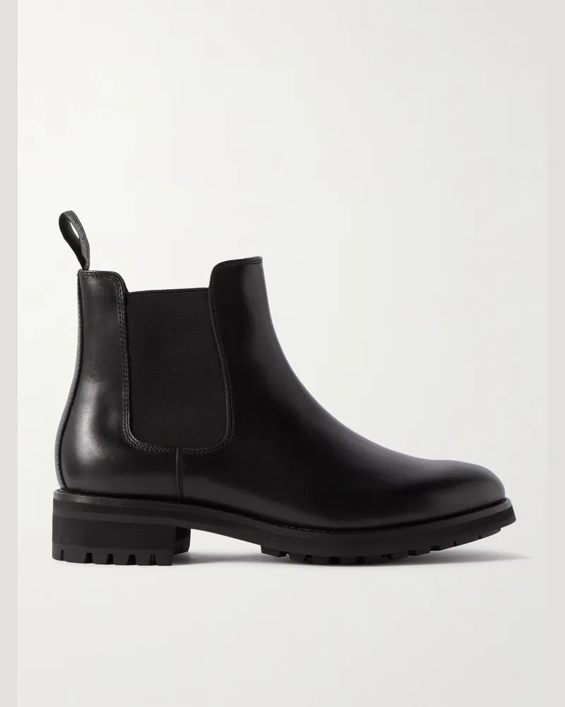 Ralph Lauren Bryson Chelsea Boots aus Leder Schwarz