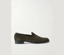Piccadilly Pennyloafers aus Veloursleder