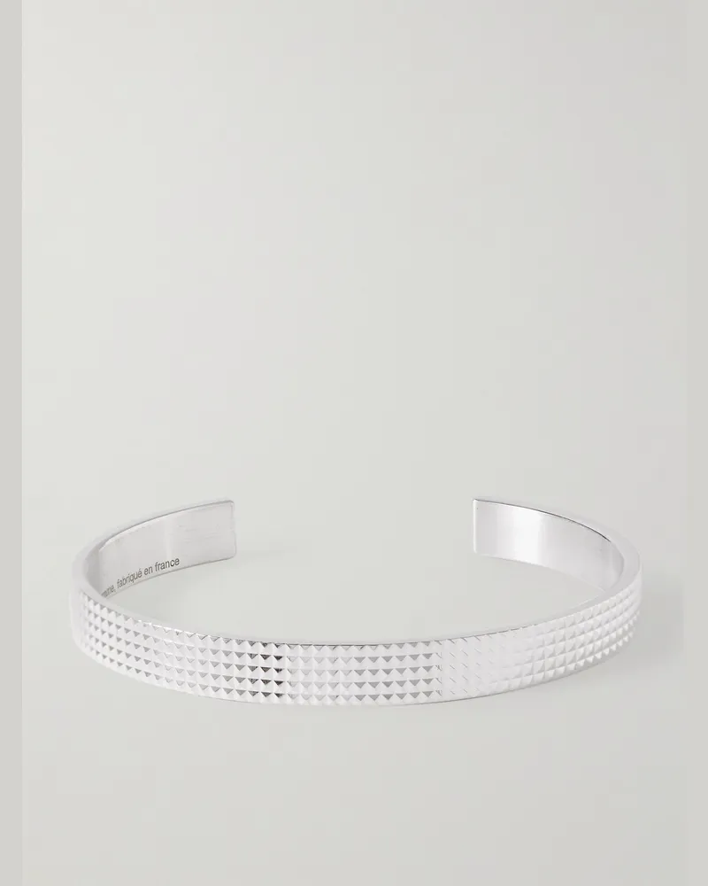 Le Gramme Le 23g Pyramid Armspange aus recyceltem Sterlingsilber Silber