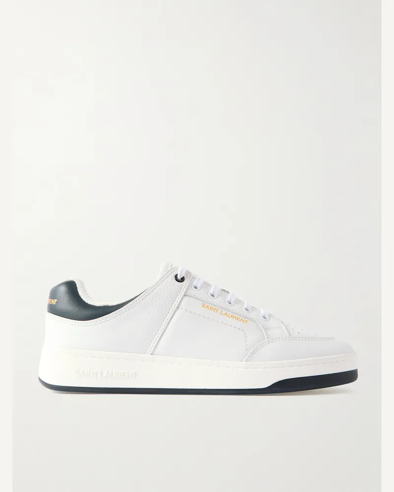Saint Laurent SL/61 Sneakers aus perforiertem Leder Weiß