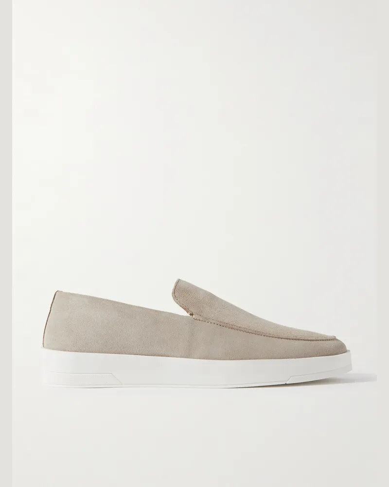 MR P. Peter Loafers aus Veloursleder Neutral