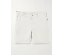 Gerade geschnittene Shorts aus Leinen