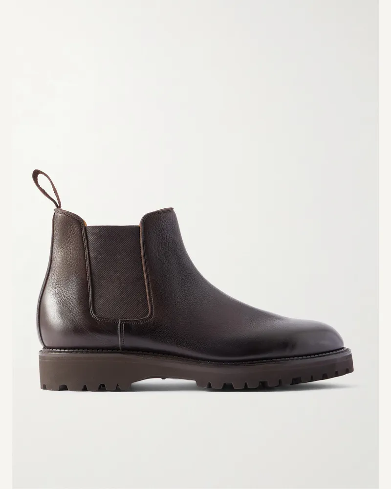 John Lobb Lawry New Standard Leather Chelsea Boots Brown