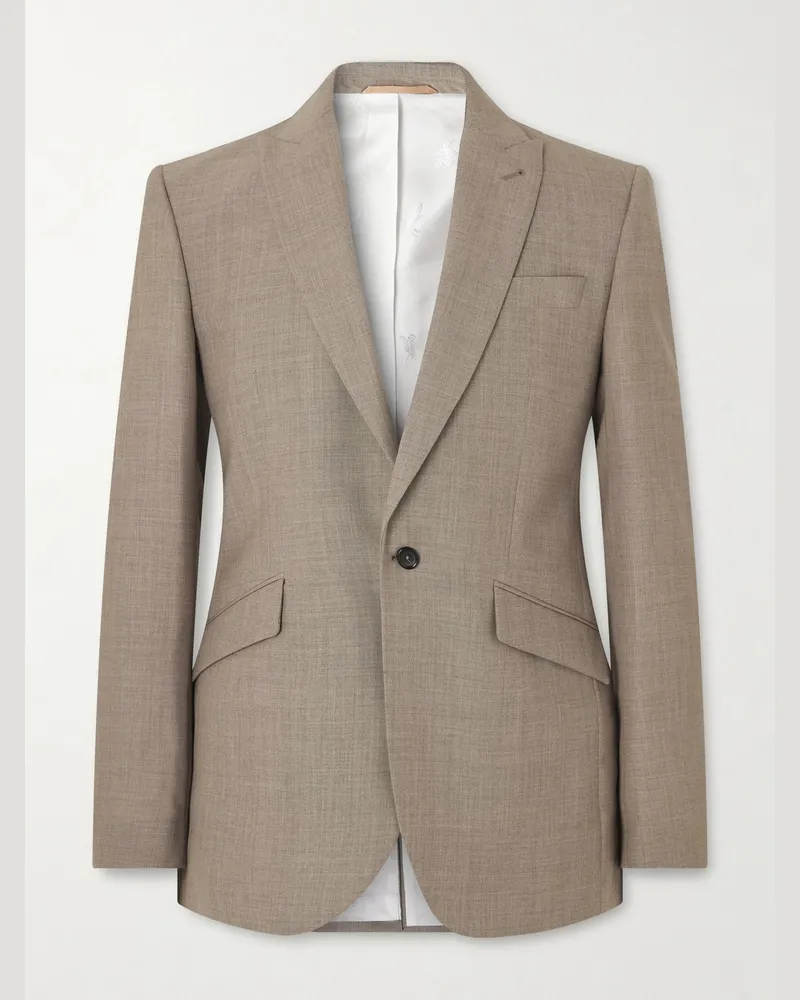 Favourbrook Newport Slim-Fit Wool-Twill Suit Jacket Neutrals