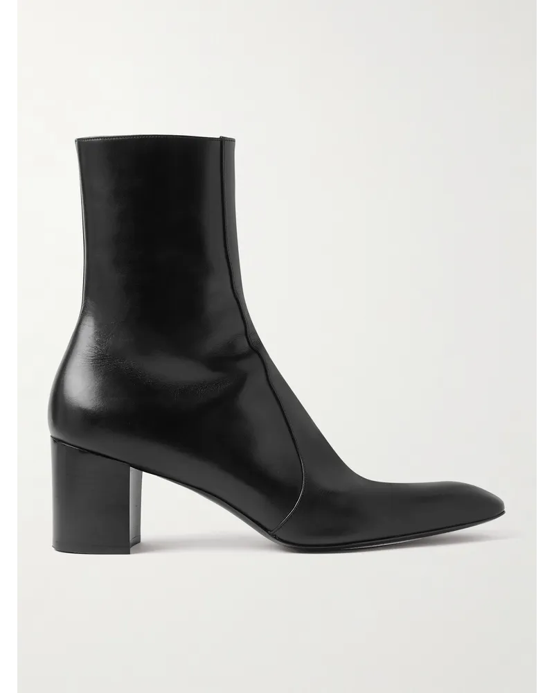 Saint Laurent XIV Chelsea Boots aus Leder Schwarz