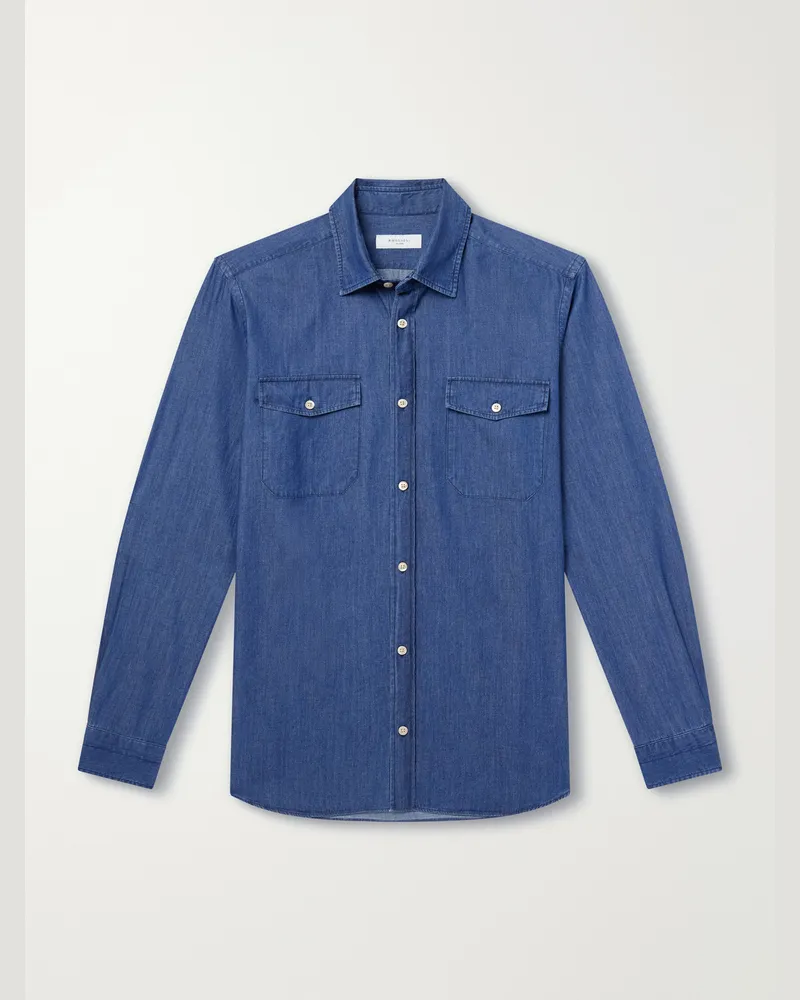 Boglioli Denim Shirt Blue
