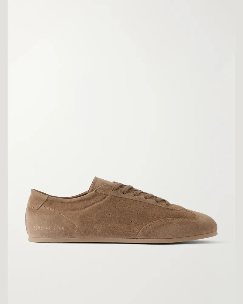 Common Projects Winter Driving Suede Sneakers Brown