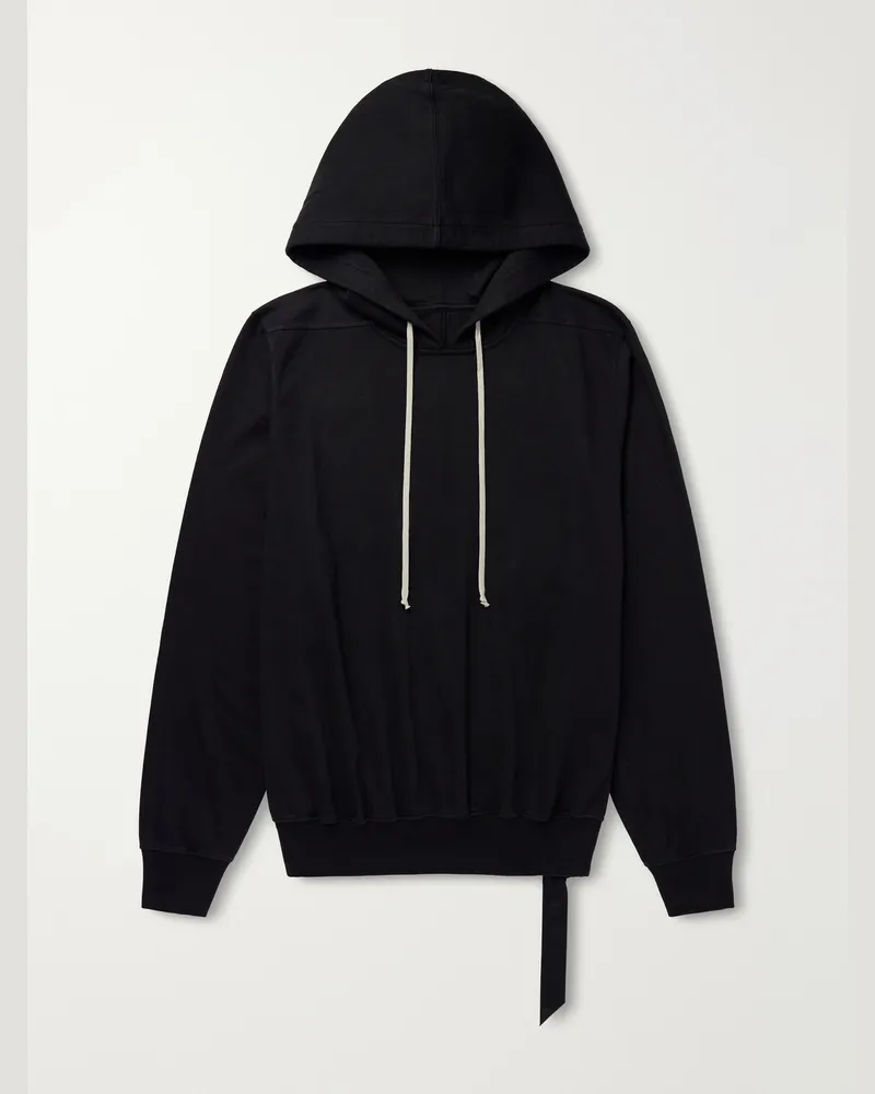 DRKSHDW by Rick Owens Oversized Cotton-Jersey Hoodie Black