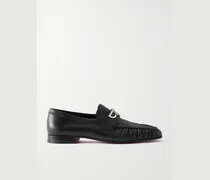 Mocallista Embellished Leather Loafers
