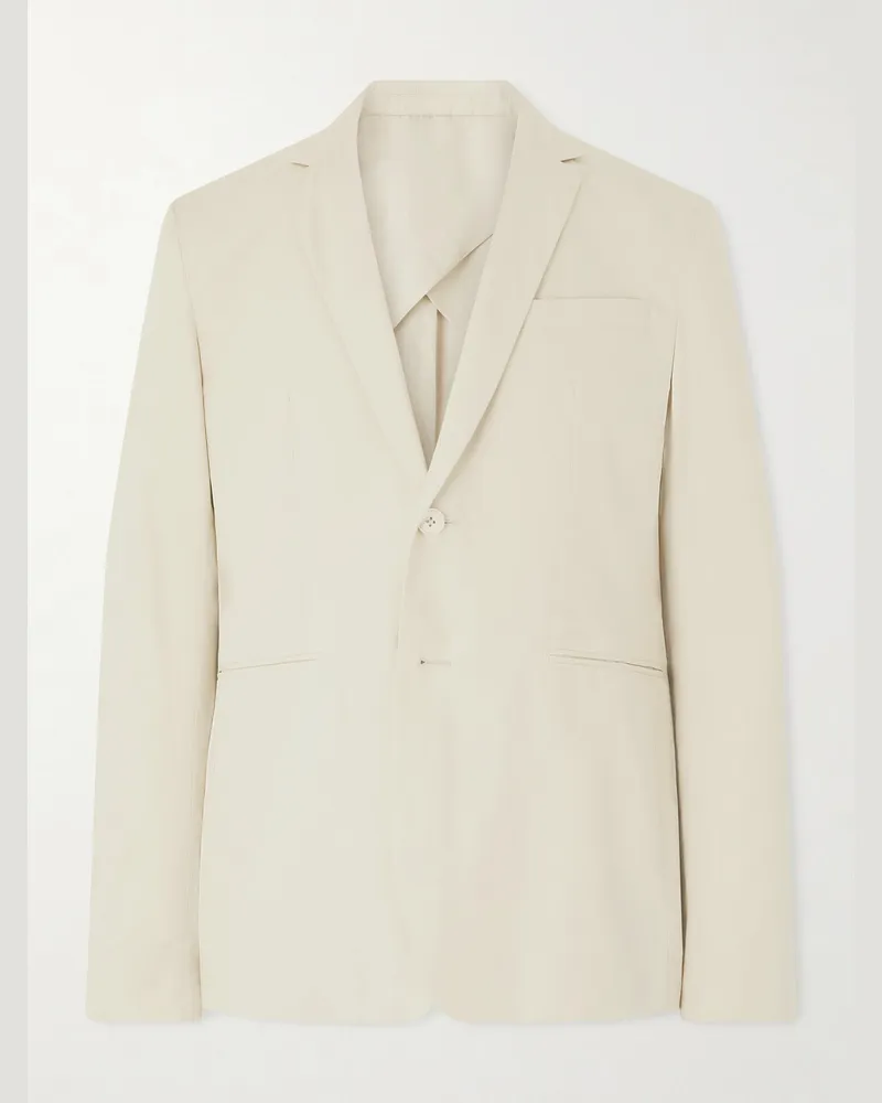Orlebar Brown Mathis Cotton-Canvas Blazer Neutrals