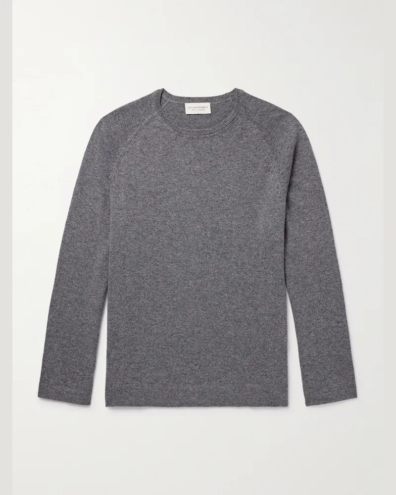 Officine Generale Nate Pullover aus Kaschmir Grau