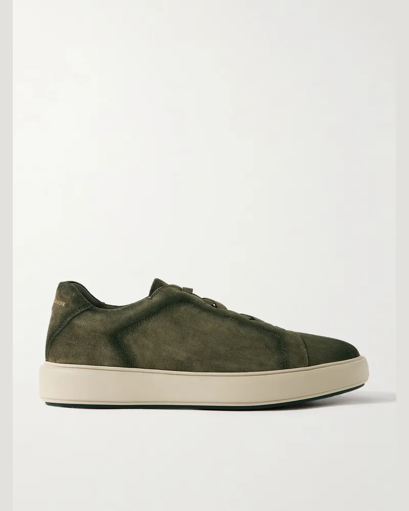 Officine Creative Italia Slouch 001 Sneakers aus Veloursleder Grün