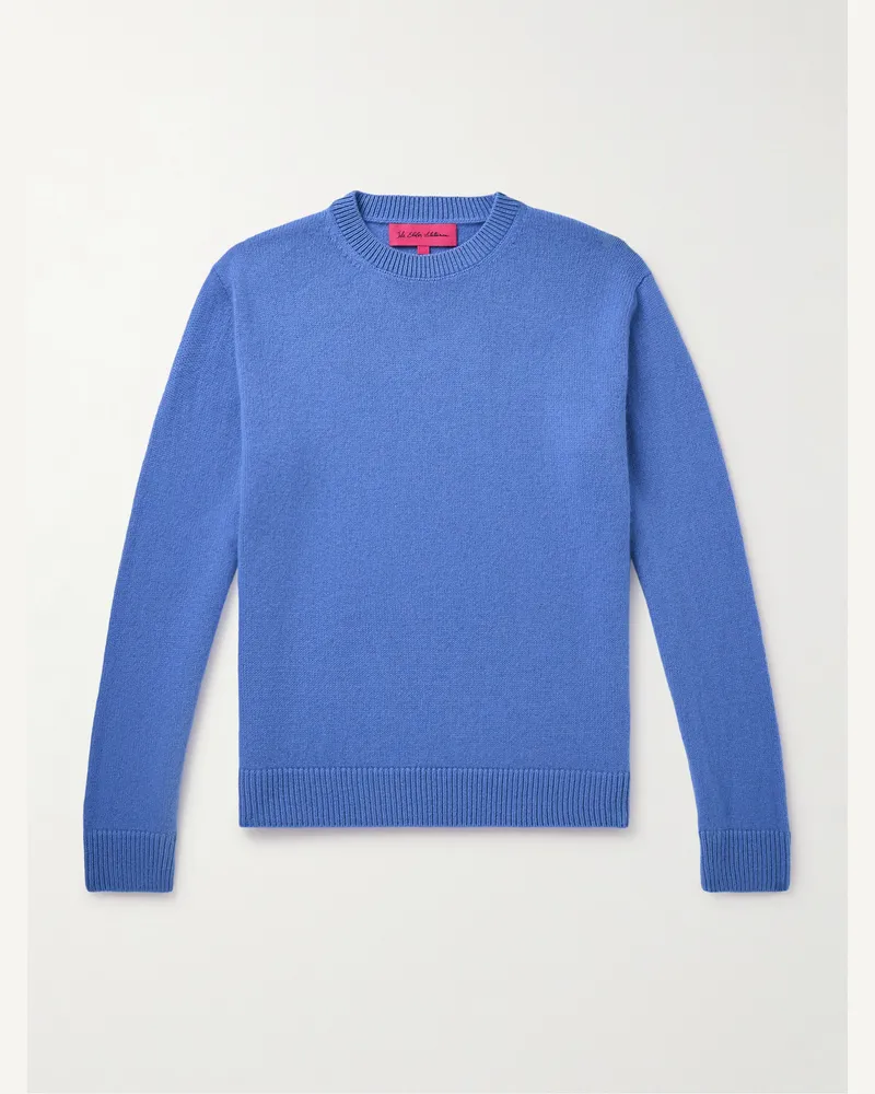 The Elder Statesman Cashmere Sweater Blue