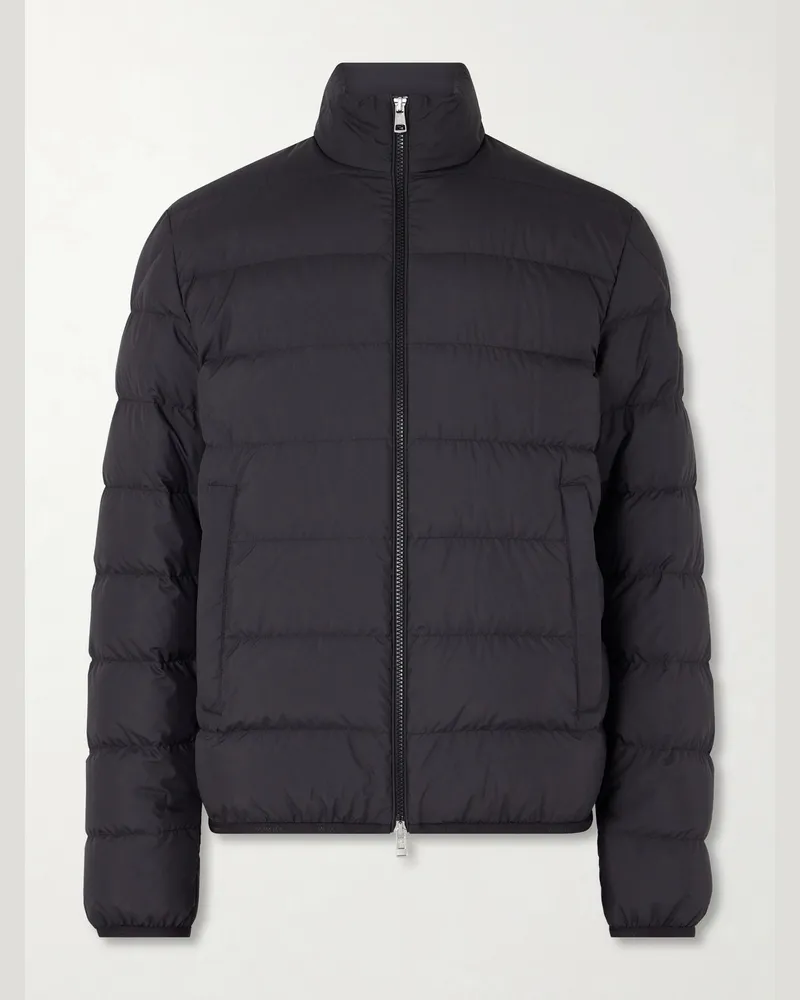 Moncler Baudinet Logo-Appliquéd Quilted Shell Down Jacket Black