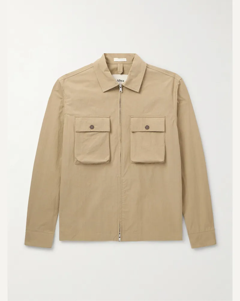 Altea Matthew Jacke aus einer Baumwollmischung Neutral