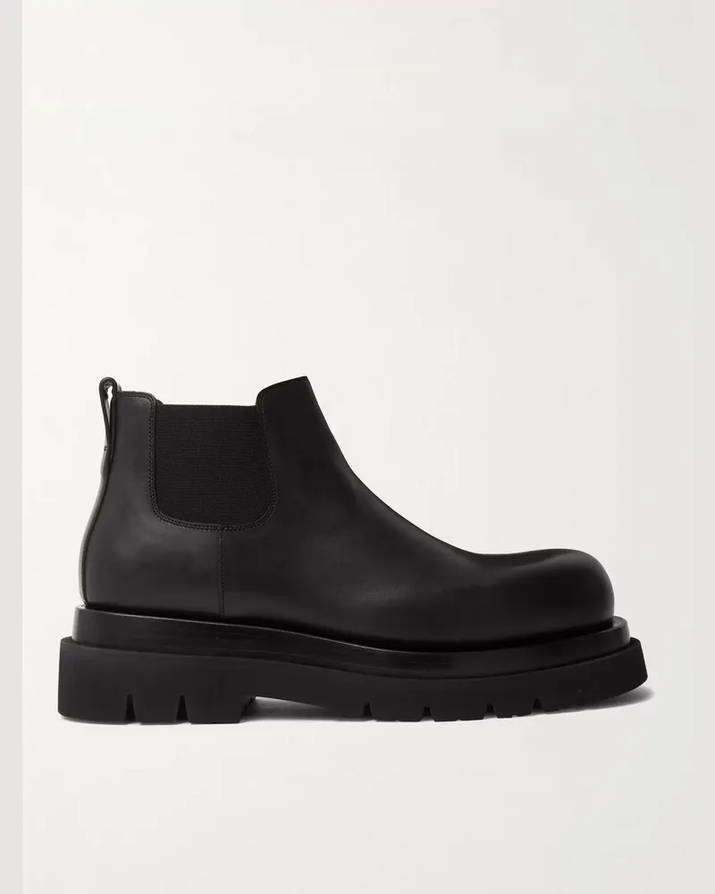 Bottega Veneta Chelsea Boots aus Leder Schwarz