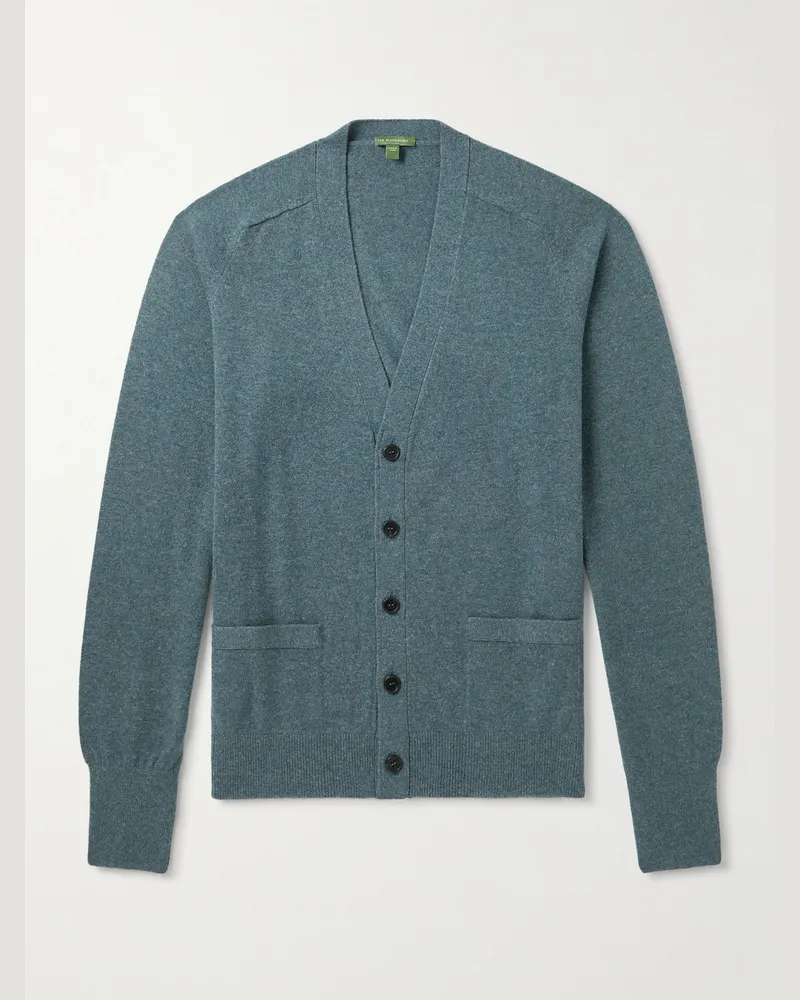 Sid Mashburn Cardigan aus Kaschmir Blau