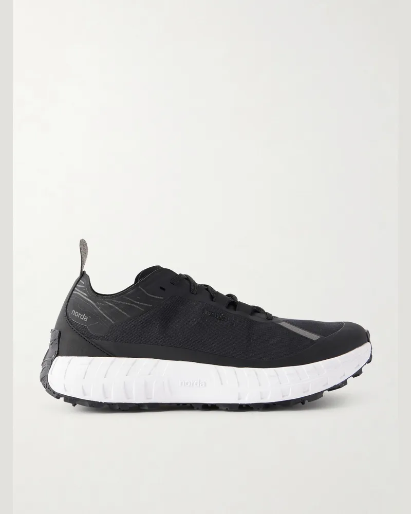 Norda 001A Laufschuhe aus Dyneema® mit Gummibesatz Schwarz