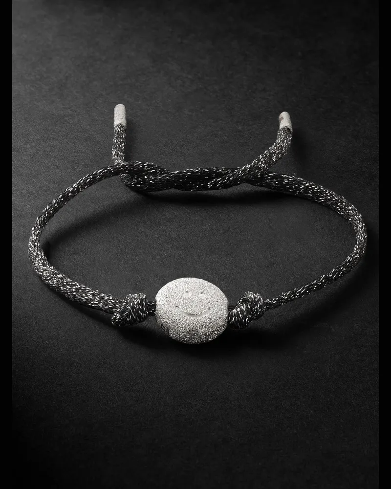 Carolina Bucci Forte White Gold and Lurex Bracelet White