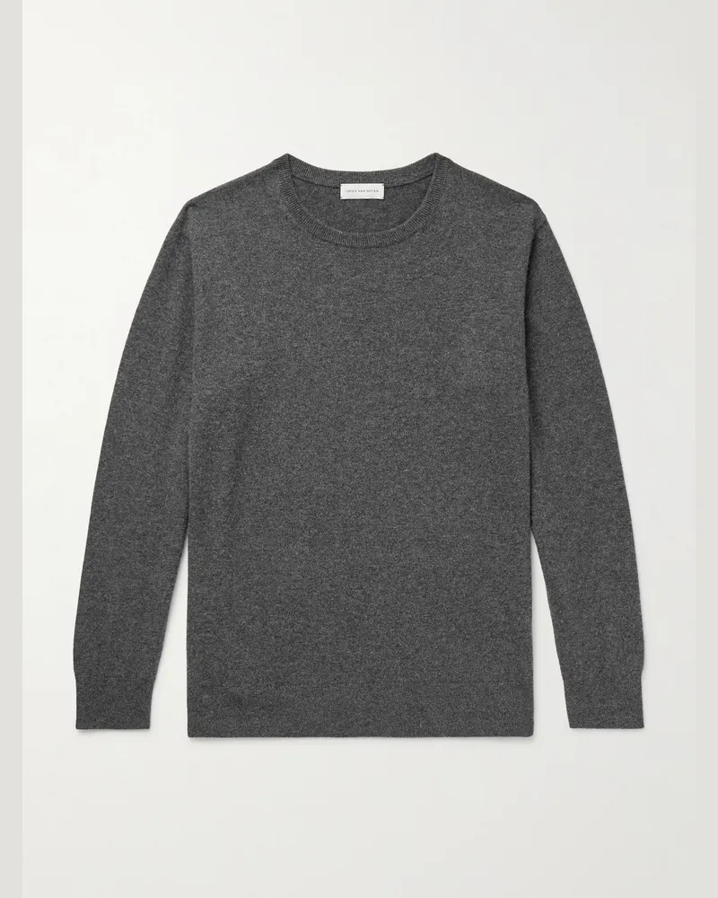 Dries van Noten Pullover aus Kaschmir Grau