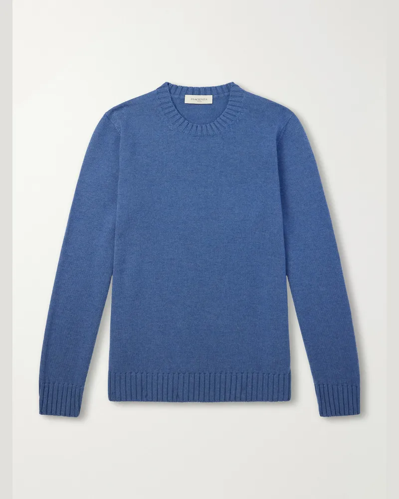 PIACENZA 1733 Virgin Wool Sweater Blue