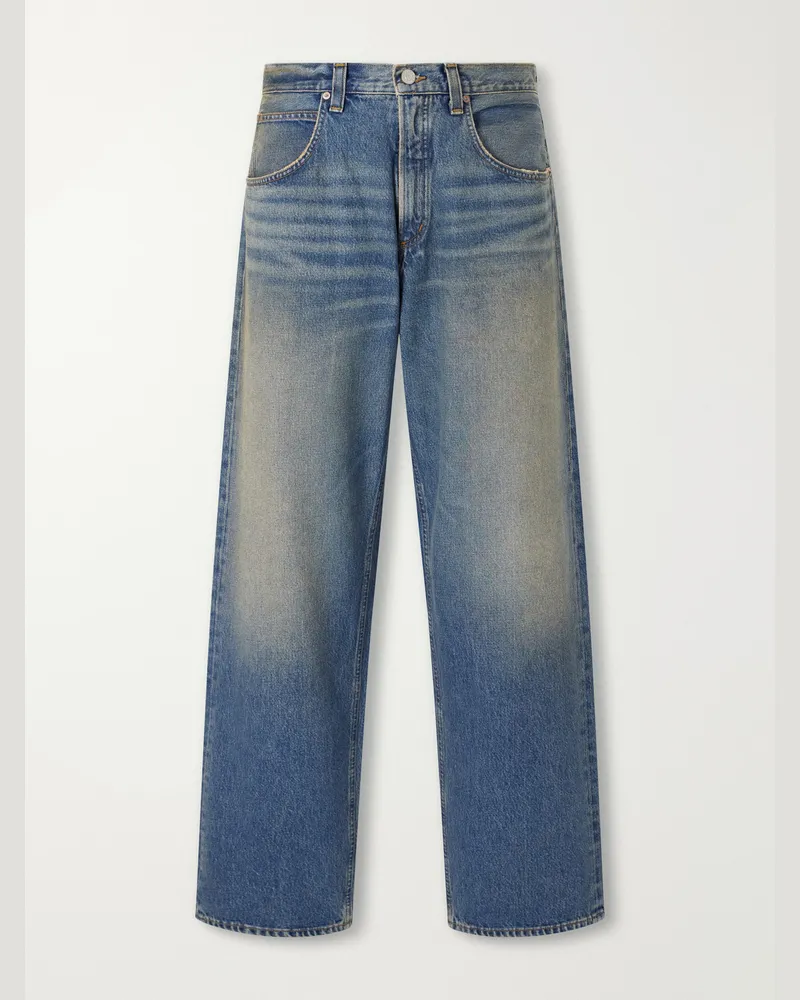 AGOLDE Fusion Wide-Leg Jeans Blue