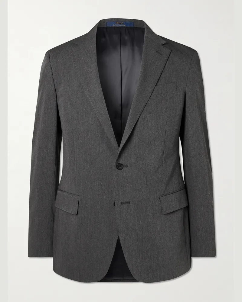 Ralph Lauren Slim-Fit Twill Suit Jacket Gray