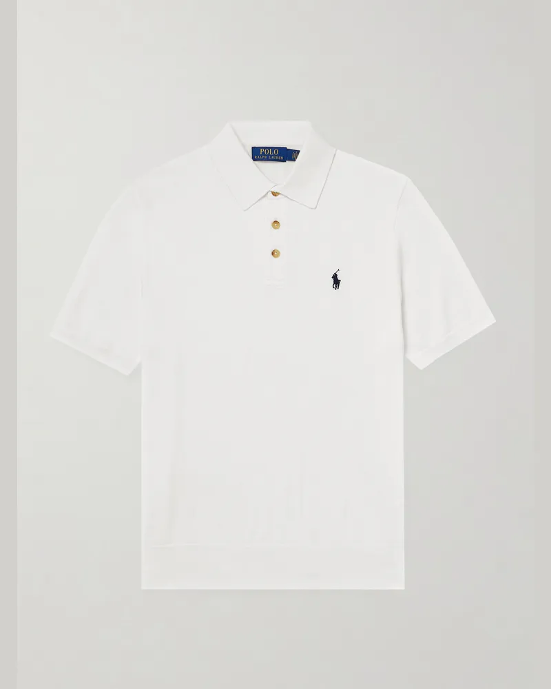 Ralph Lauren Polohemd aus Baumwolle mit Logostickerei Neutral