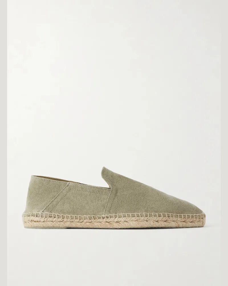 Castañer Canvas Espadrilles Green