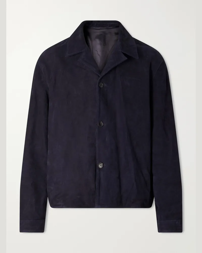 MR P. Suede Jacket Blue