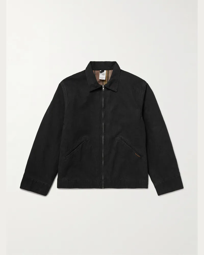 Nudie Jeans Blake Cotton-Canvas Jacket Black