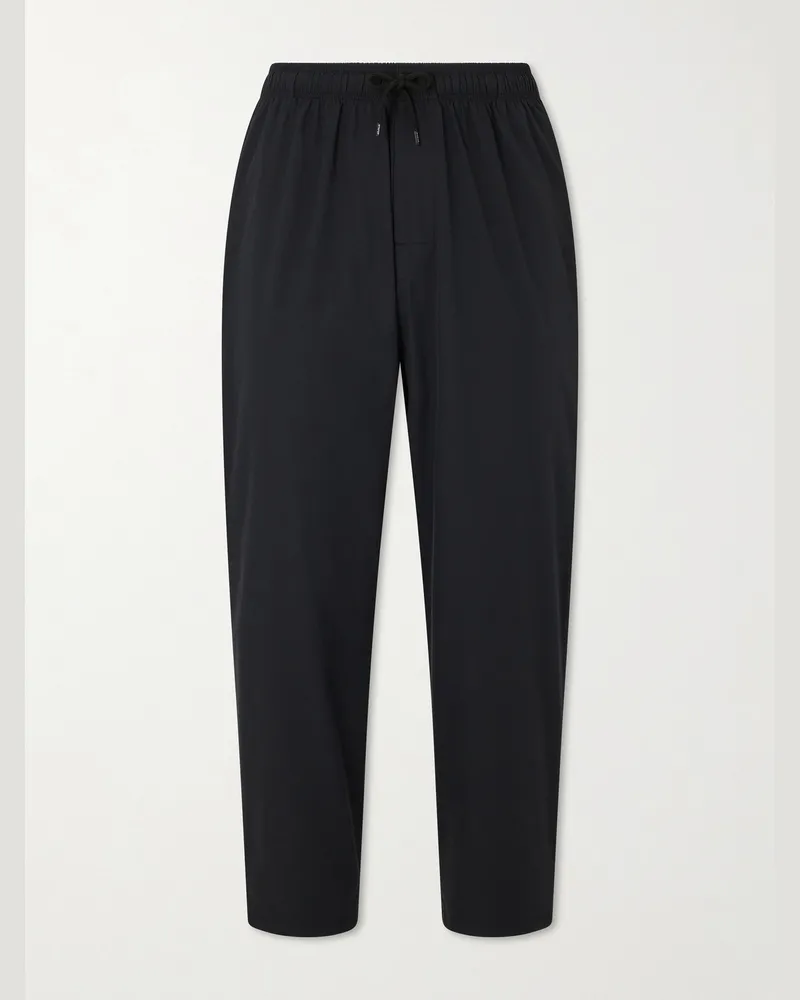 WTAPS SDDT2001 Straight-Leg Drawstring Ripstop Trousers Black