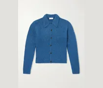 Mora Cropped Alpaca-Blend Cardigan