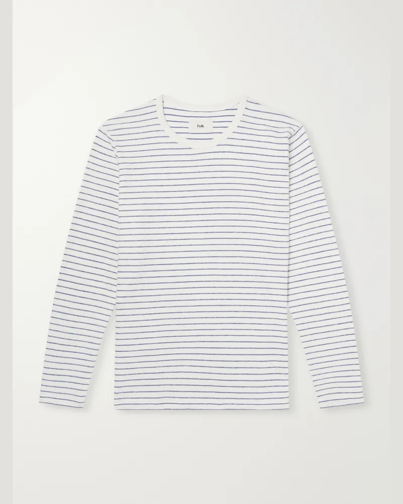 Folk Striped Cotton T-Shirt Neutrals