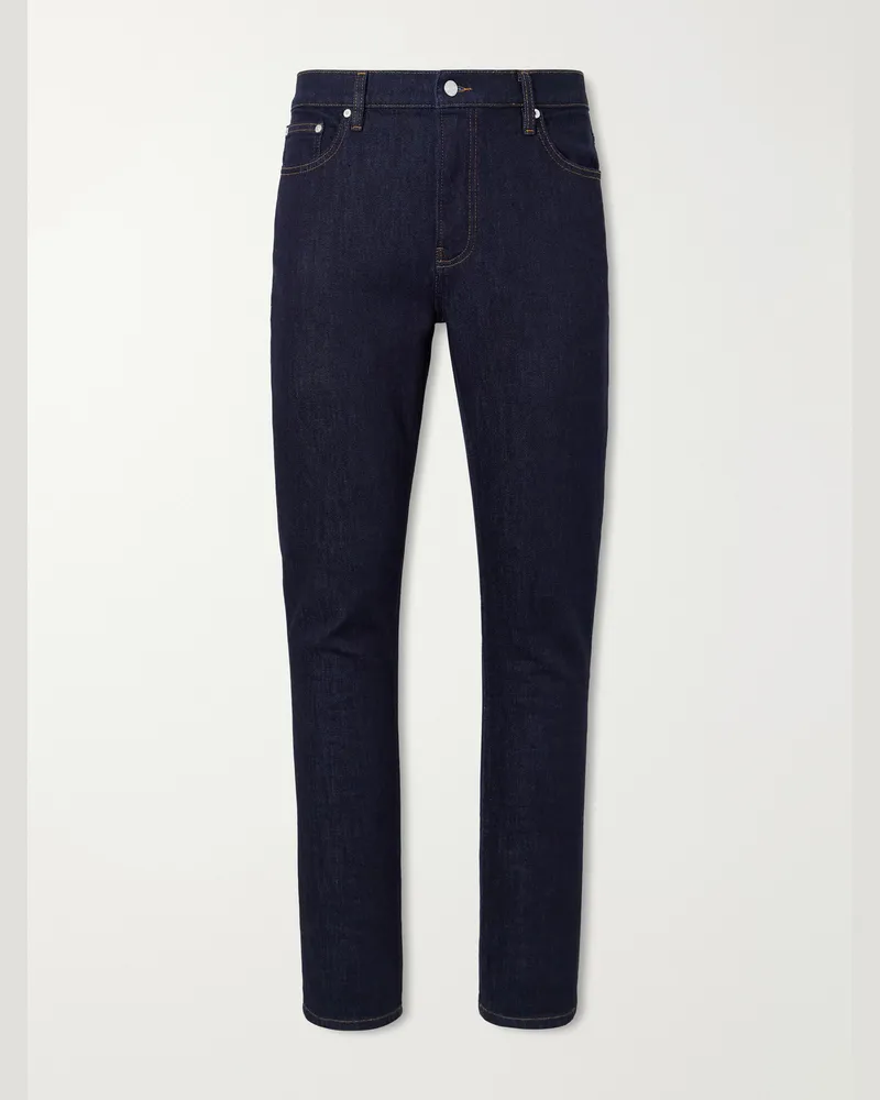 Frame Denim Modern Straight-Leg Jeans Blue