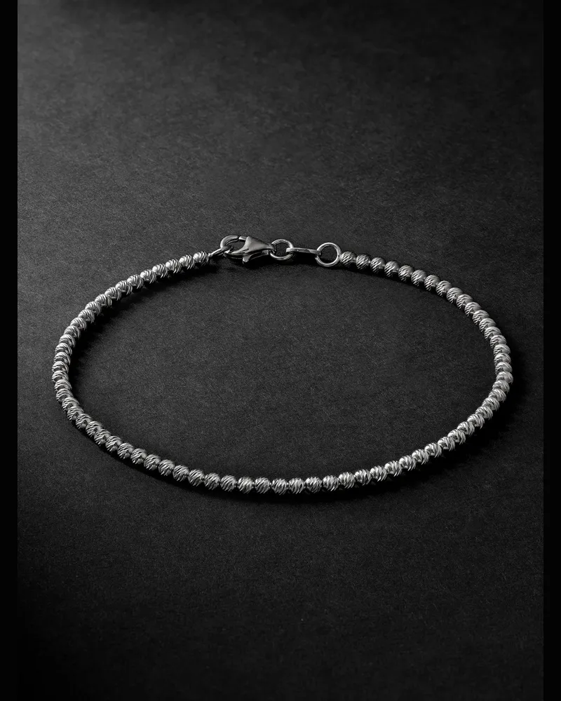 Carolina Bucci Discoball White Gold Bracelet Silver