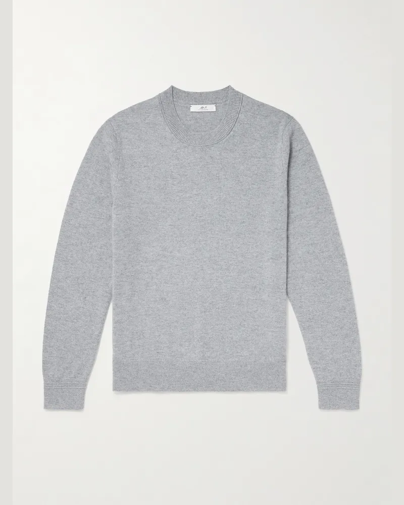 MR P. Curtis Cashmere Sweater Gray