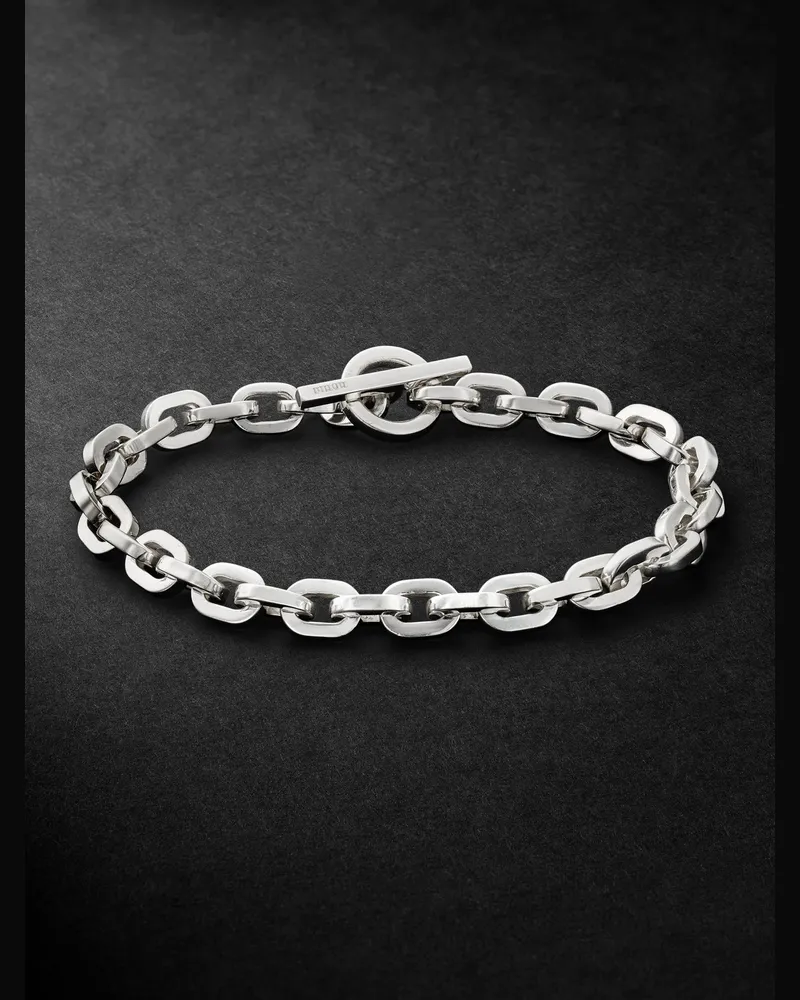 MAOR Cuadro Toggle Sterling Silver Chain Bracelet Silver